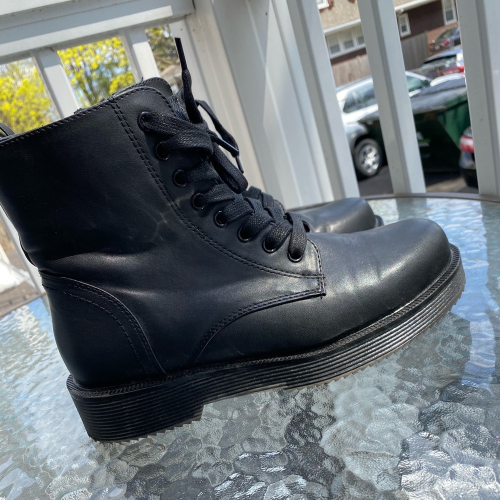 NWOT Wild Fable Black Combat Boots